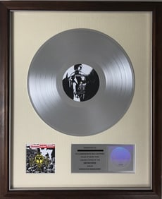 Queensrÿche Operation Mindcrime RIAA Platinum Album Award