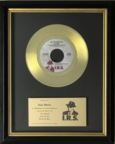 The Go-Gos "We Got The Beat" IRS Records award