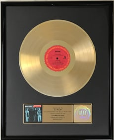 The Hooters Nervous Night RIAA Gold Album Award
