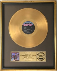 Thompson Twins Into The Gap RIAA Gold Album Award