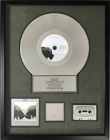 U2 The Best Of 1990-2000 RIAA Platinum Album Award