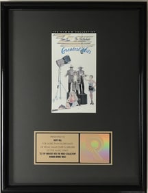 ZZ Top Greatest Hits RIAA Gold Video Award presented to Dusty Hill - RARE