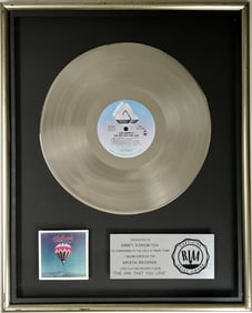 Air Supply The One That You Love RIAA Platinum Award