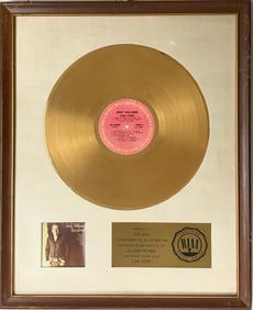 Andy Williams Love Story RIAA Gold LP Award - RARE