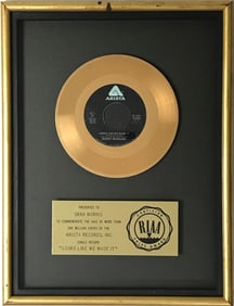 Barry Manilow "Looks Like We Made It" RIAA Gold Single Award