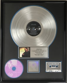 Barry White The Icon Is Love RIAA Platinum Award