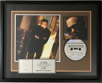 Billy Joel Greatest Hits V3 RIAA Platinum Award