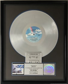 Elton John Live In Australia RIAA Platinum Album Award