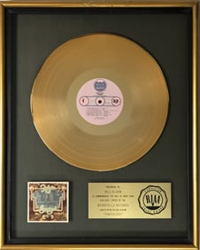 Foghat Energized RIAA Gold Album Award