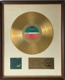 Graham Nash and David Crosby RIAA Gold Album Award - RARE