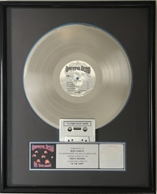 Grateful Dead In The Dark RIAA Platinum Album Award