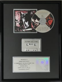 Rod Stewart Vagabond Heart RIAA Platinum Album Award