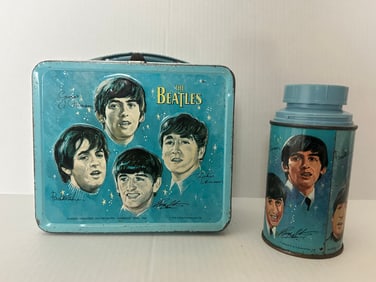 Beatles Original 1965 Lunchbox w/ Thermos (no cup)