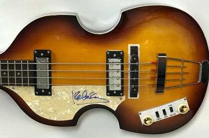 Beatles Hofner Bass Signed by Paul McCartney w/Caiazzo & BAS LOAs - RARE