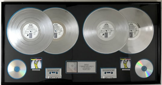 Rolling Stones Voodoo Lounge RIAA Award to Ron Wood - RARE