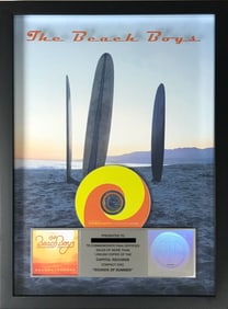 The Beach Boys Sounds Of Summer RIAA Platinum Award