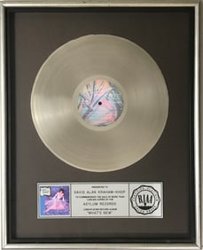 Linda Ronstadt What's New RIAA Platinum Album Award