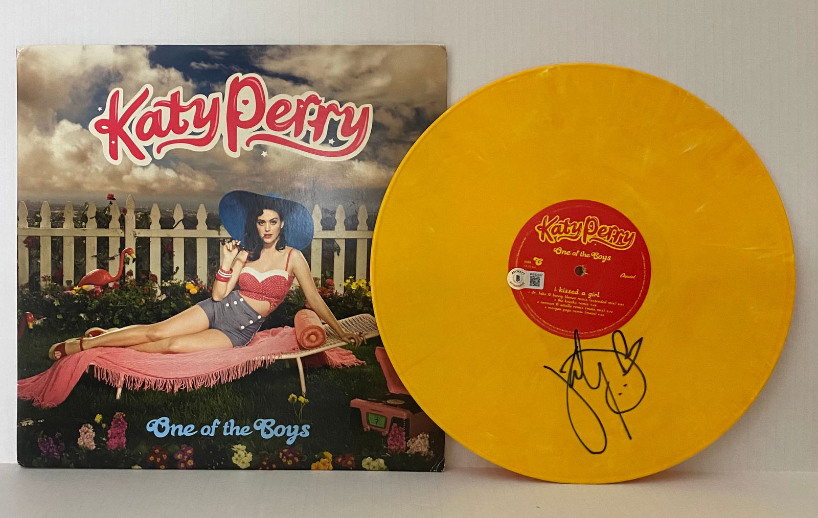 Katy Perry signed One Of The Boys Album w/BAS COA (1 of 4)