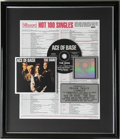 Ace Of Base “The Sign" RIAA Platinum Single Award