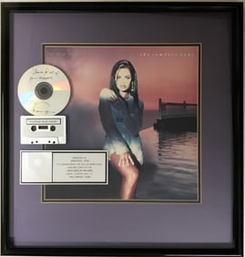 Vanessa Williams The Comfort Zone RIAA Platinum Album Award