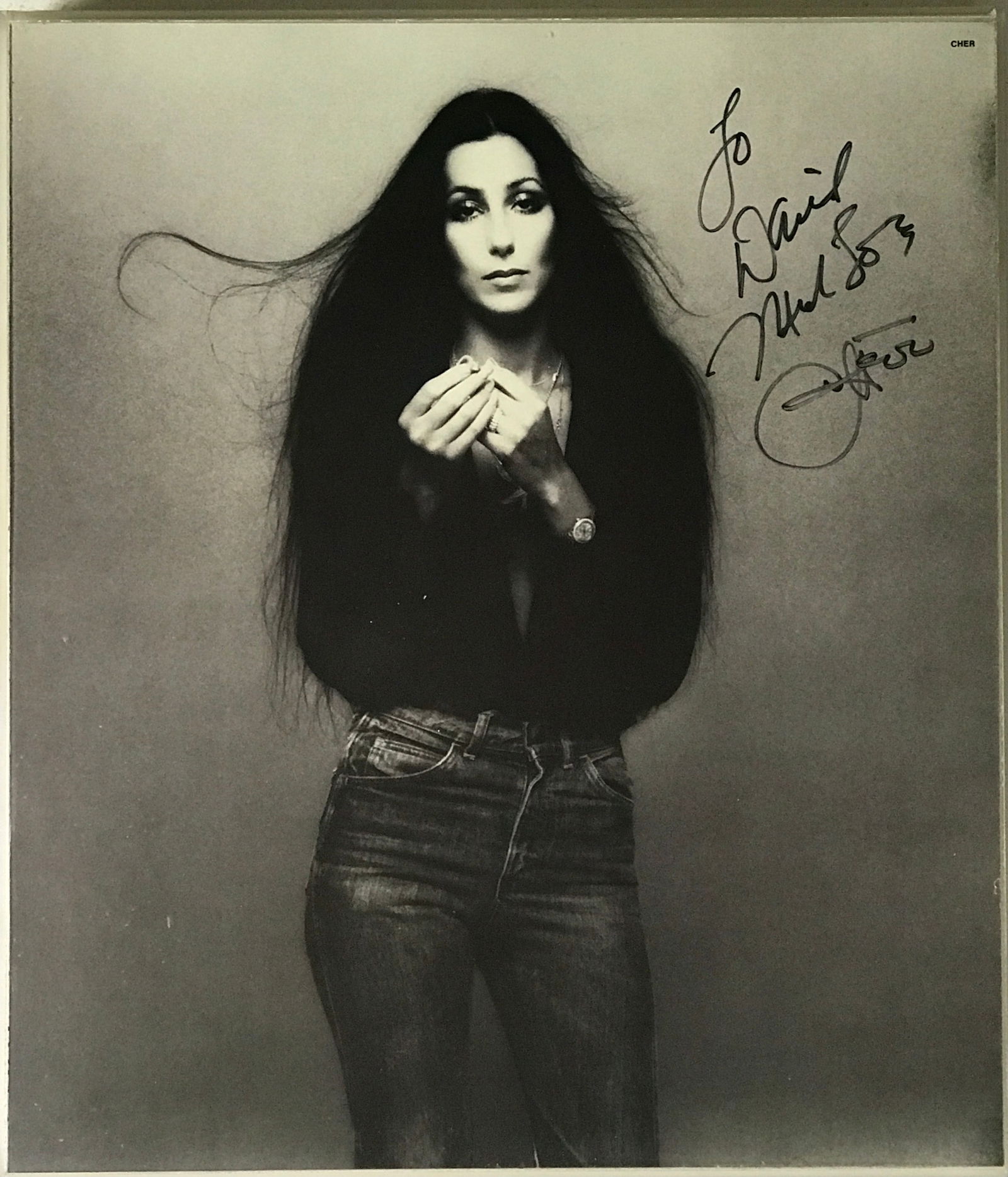Cher 70s Photo Signed By Cher (1 of 3)