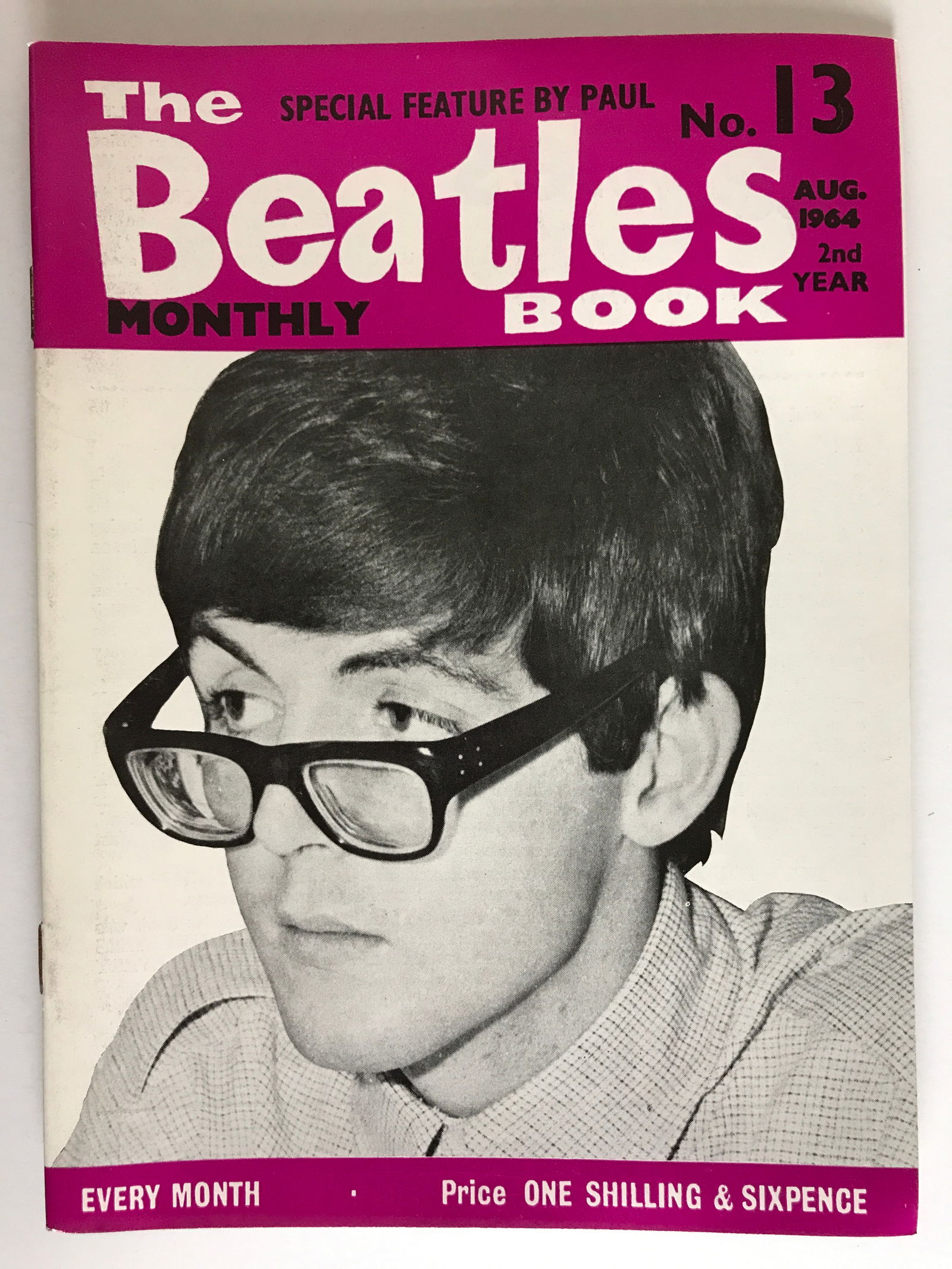 Beatles Book Monthly Magazine August 1964 Issue #13 - RARE (1 of 3)