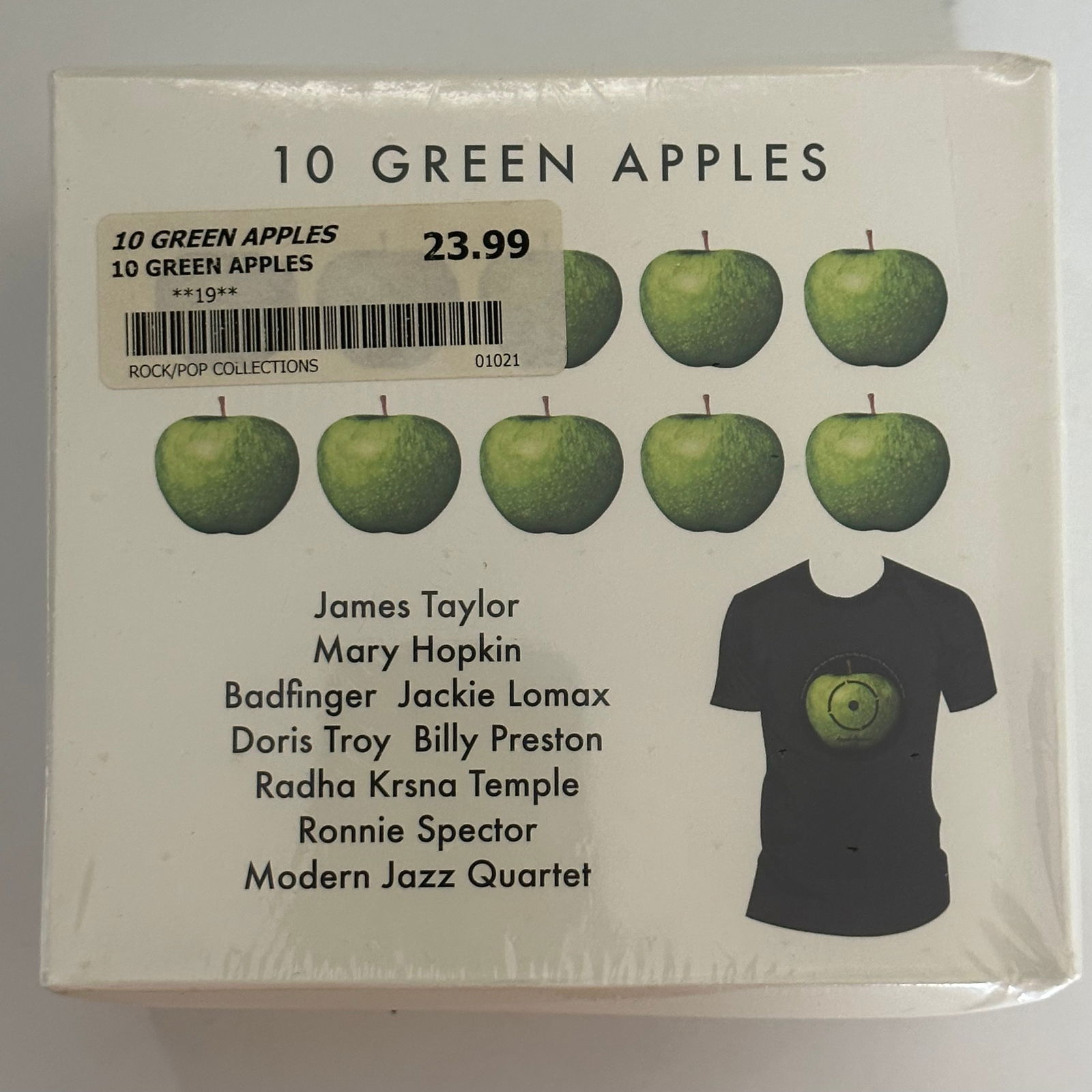 10 Green Apples CD + XL T-Shirt 2010 Exclusive Special Ed Sealed