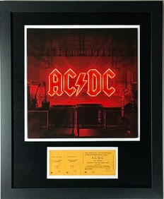 AC/DC Genuine 1977 Ticket Collage