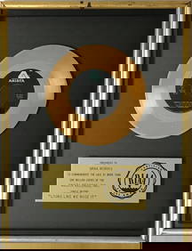 Barry Manilow "Looks Like We Made It" RIAA Gold Single Award (1 of 7)