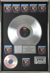 Beatles Sgt. Pepper RIAA 8x Multi-Platinum Album Award (1 of 9)