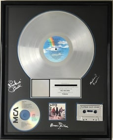 Bell Biv Devoe Poison RIAA Platinum LP Award signed by Group