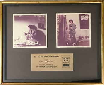 Billy Joel 52nd Street & The Stranger in-house award