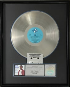 Billy Ocean Love Zone RIAA Platinum Album Award