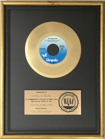 Blondie "The Tide Is High" RIAA Gold 45 Award
