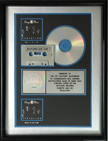 Boyz II Men Evolution RIAA 2x Multi-Platinum Album Award