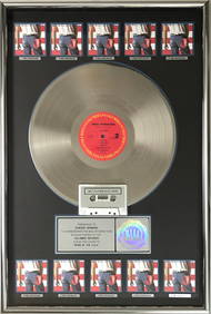 Bruce Springsteen Born In The USA RIAA 10x Multi-Platinum Album Award (1 of 7)