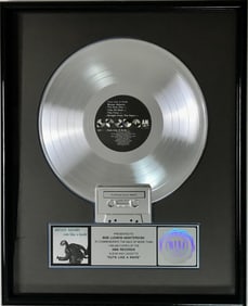 Bryan Adams Cuts Like A Knife RIAA Platinum Album Award