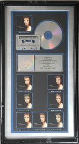 Celine Dion Let's Talk About Love RIAA 8x Platinum Award- NEW, sealed