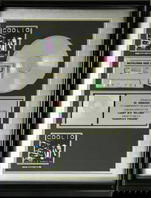 Coolio Gangsta's Paradise RIAA 2x Multi-Platinum Album Award (1 of 4)