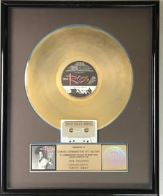 Diana Ross Swept Away RIAA Gold Album Award