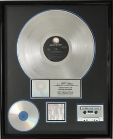 Eagles Hell Freezes Over RIAA Platinum LP Award