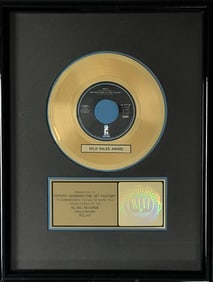 Frankie Goes To Hollywood "Relax" RIAA Gold Single Award