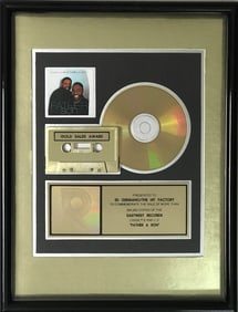 Gerald Levert & Eddie Levert, Sr. Father And Son RIAA Gold Album Award