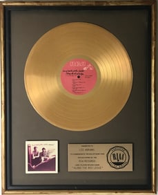 Hall & Oates Along The Red Ledge RIAA Gold Album Award