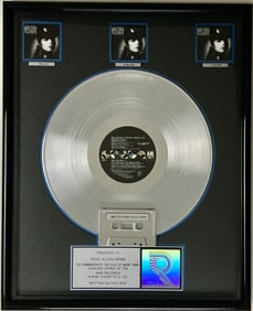 Janet Jackson Rhythm Nation RIAA 3x Multi-Platinum LP Award
