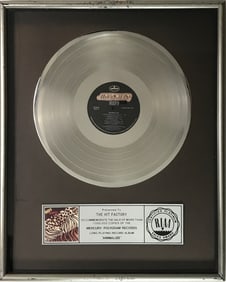 KISS Animalize RIAA Platinum Album Award