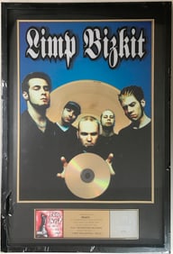 Limp Bizkit 3 Dollar Bill... RIAA Gold to Primus- NEW
