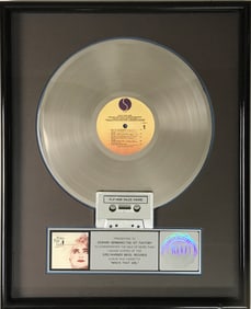 Madonna Who's That Girl? RIAA Platinum Album Award