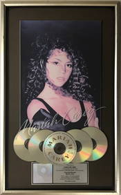 Mariah Carey debut RIAA 5x Multi-Platinum Album Award (1 of 7)