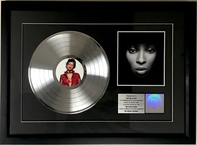 Mary J Blige No More Drama RIAA 2x Multi-Platinum Award